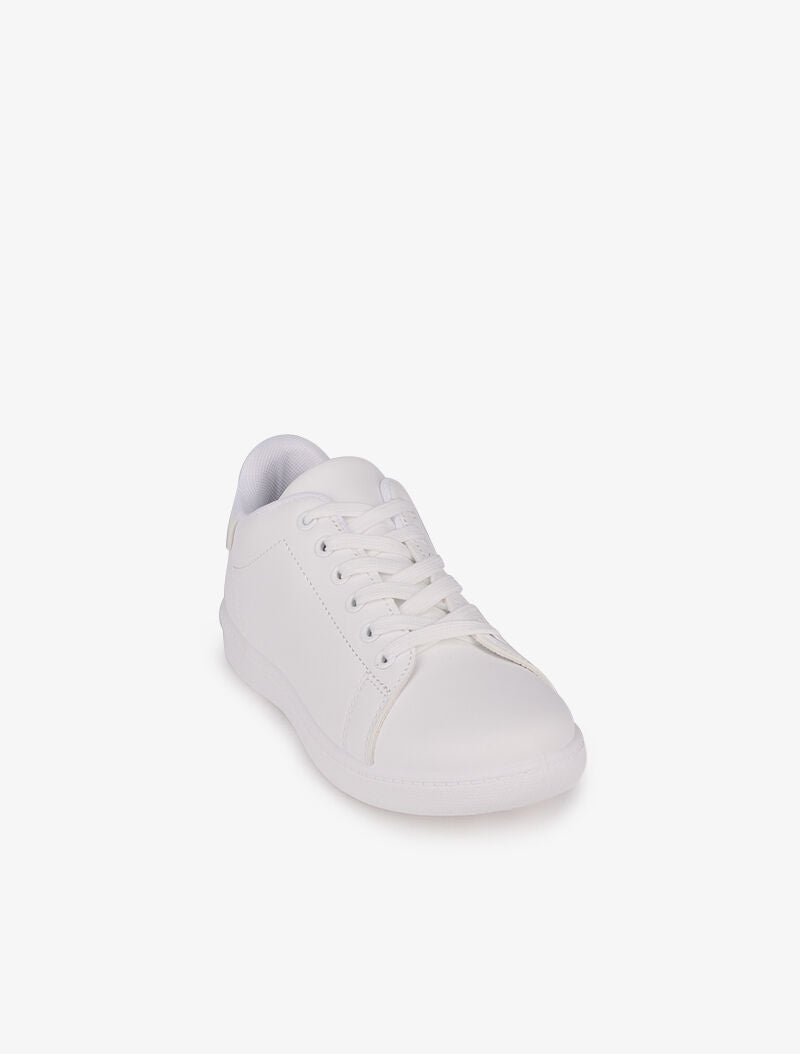 Sneakers à contrefort contrastant - Blanc - 2