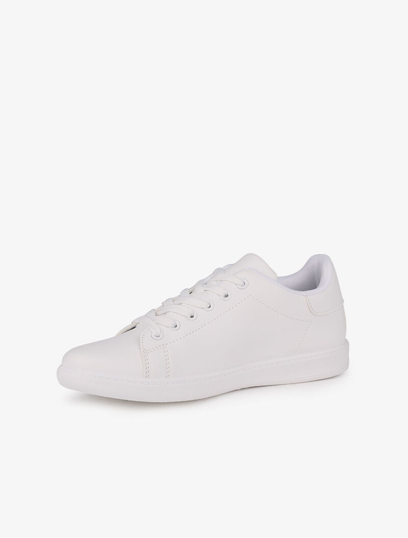 Sneakers à contrefort contrastant - Blanc - 3