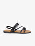 Nu-pieds vernis multi-brides - Noir - 1
