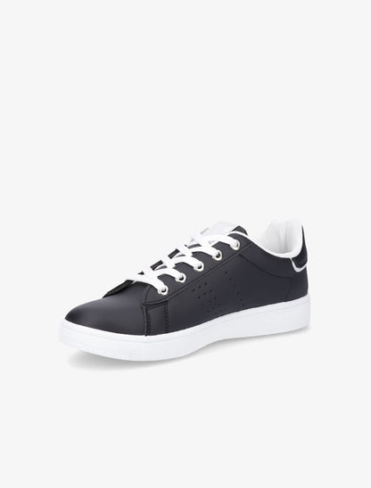 Sneakers en simili classiques - Noir - 3