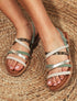 Nu-pieds fantaisies multibrides - Kaki - 1