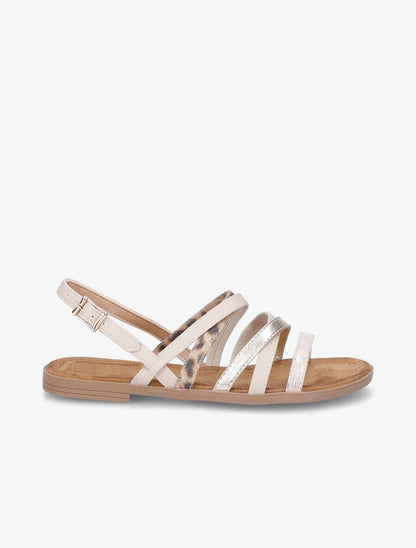 Nu-pieds fantaisies multibrides - Beige - 1