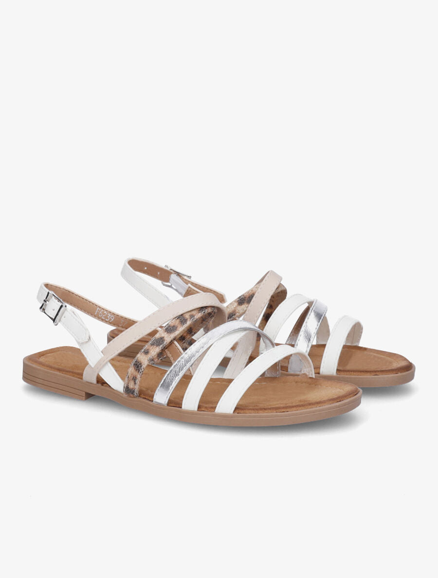 Nu-pieds fantaisies multibrides - Blanc - 4