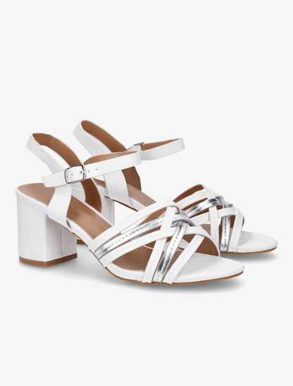 Sandales mi-hautes multibrides - Blanc - 4