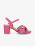 Sandales mi-hautes multibrides - Fuchsia - 1