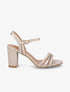 Sandales hautes à triple brides - Beige - 1