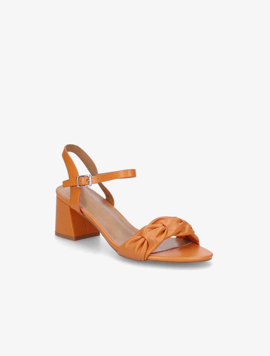 Sandales mi-hautes à bride fantaisie - Orange - 2