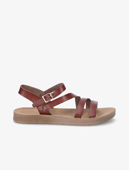 Nu-pieds en simili - Camel - 5