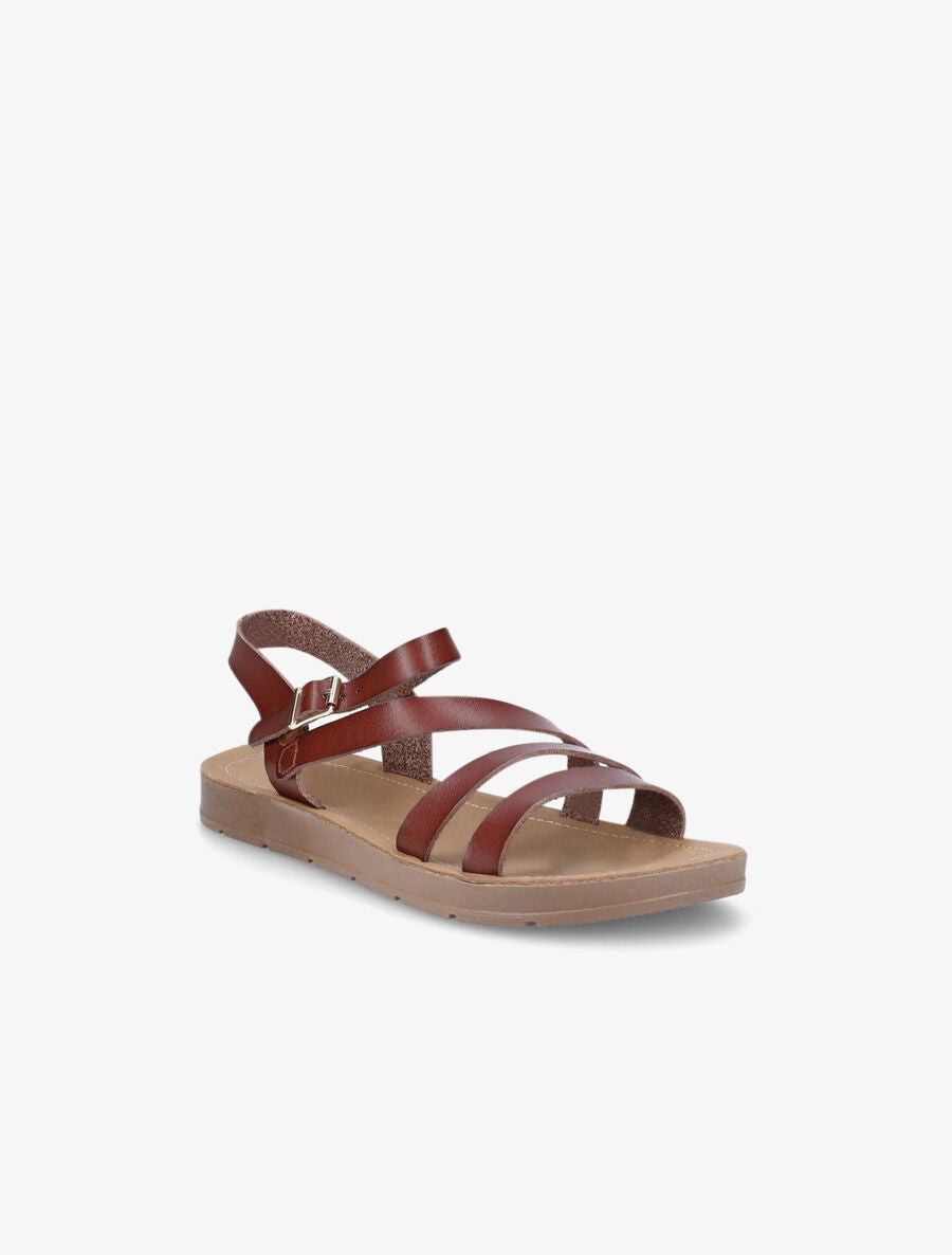 Nu-pieds en simili - Camel - 2