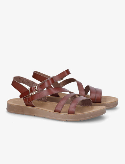 Nu-pieds en simili - Camel - 4