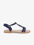 Nu-pieds à franges - Marine - 1