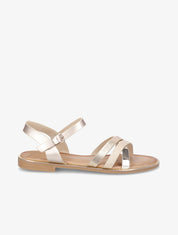 Nu-pieds à brides fantaisies - Or - 1