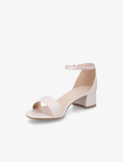 Sandales classiques à talon - Beige - 3