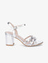 Sandales en simili à brides entrelacées - Argent - 1