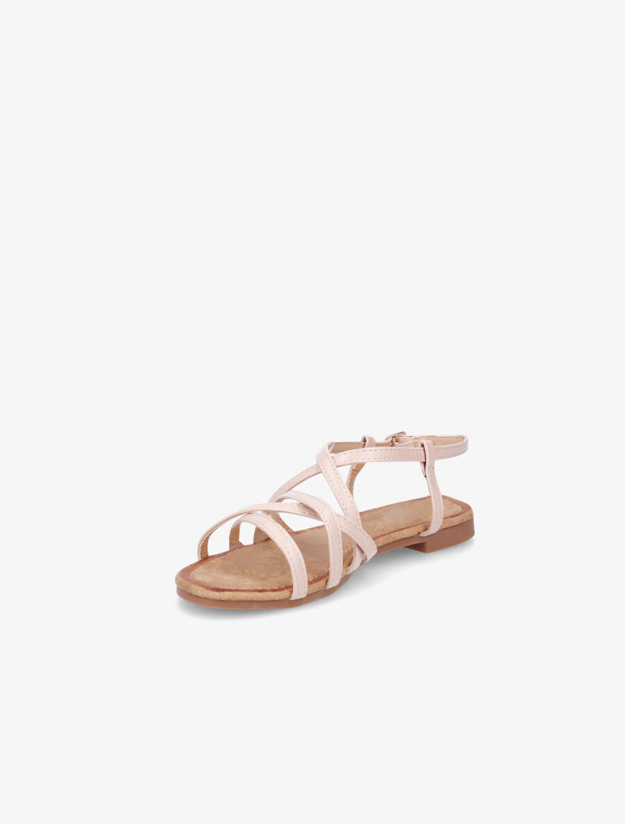 Nu-pieds croisés - Nude - 3