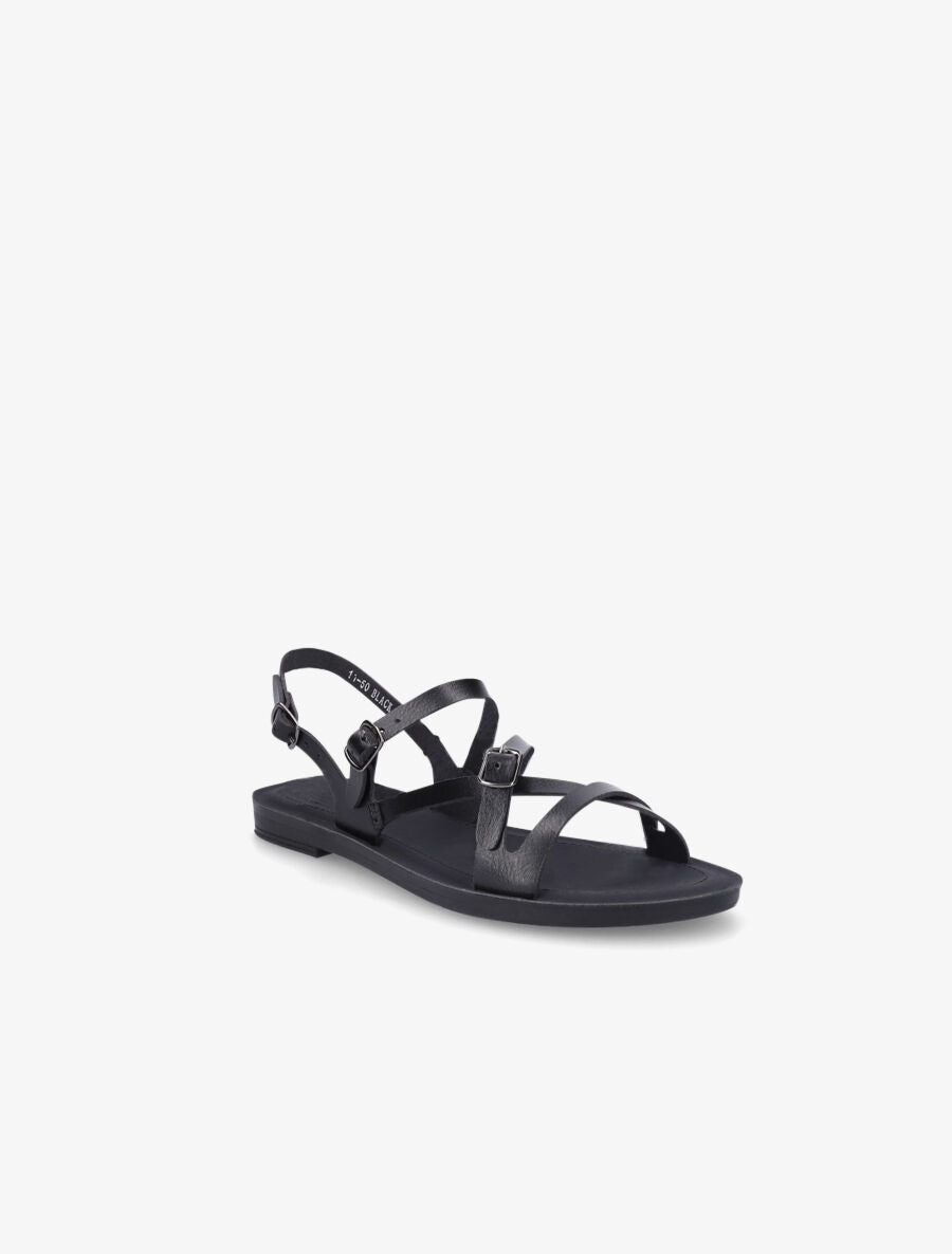Nu-pieds à boucles - Noir - 2