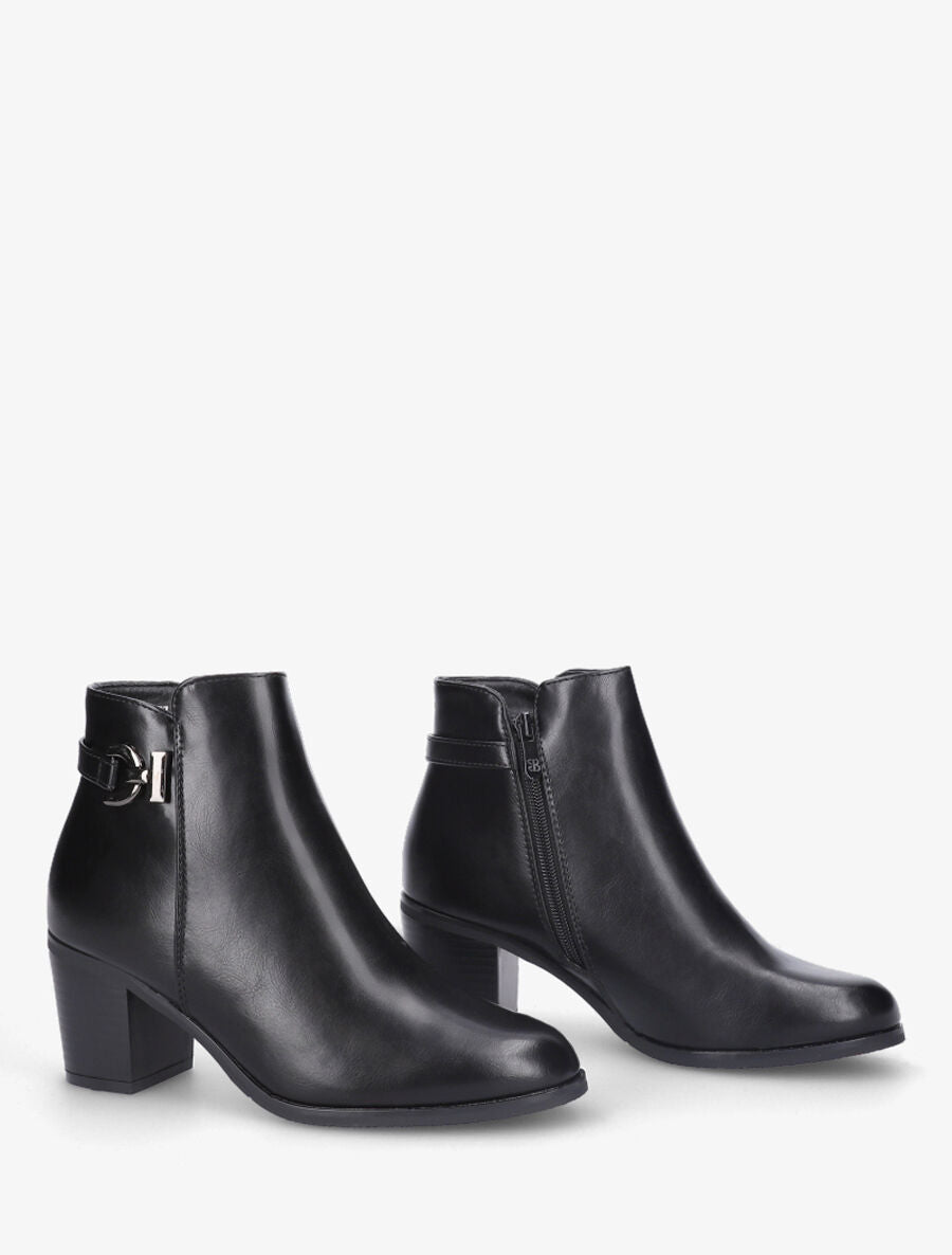 Bottines à boucle - Noir - 5