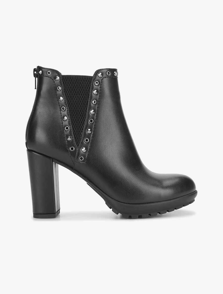 Chelseas ornées picots - noir - 1