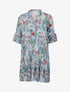Robe ample coupe droite imprimé - Bleu ciel - 1