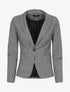 Blazer à petits carreaux - Noir/blanc - 1