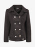 Veste en feutre à boutonnières - Noir - 1