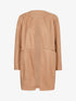 Manteau léger en feutre - Camel - 1