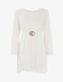Robe patineuse courte - Blanc - 1