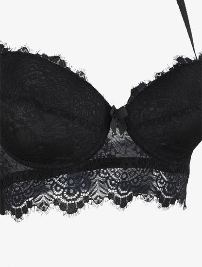Ensemble lingerie en dentelle - Noir - 3